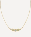 DINNY HALL 14CT GOLD OPAL AND DIAMOND SCOOP PENDANT NECKLACE,000720375