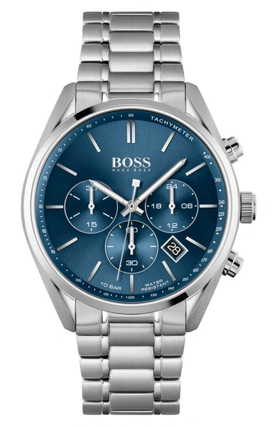 HUGO BOSS CHAMPION CHRONOGRAPH BRACELET WATCH, 44MM,1513818