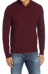 SCHOTT WAFFLE KNIT THERMAL WOOL BLEND PULLOVER,SW1714