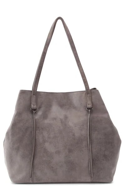 Hobo Kingston Leather Tote In Titanium