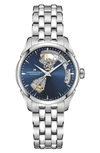 HAMILTON JAZZMASTER OPEN HEART BRACELET WATCH, 36MM,H32215141