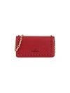VALENTINO BY MARIO VALENTINO IBTY EMBELLISHED LEATHER CHAIN WALLET,0400012480994