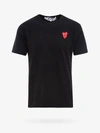 Comme Des Garçons Play T-shirt In Black