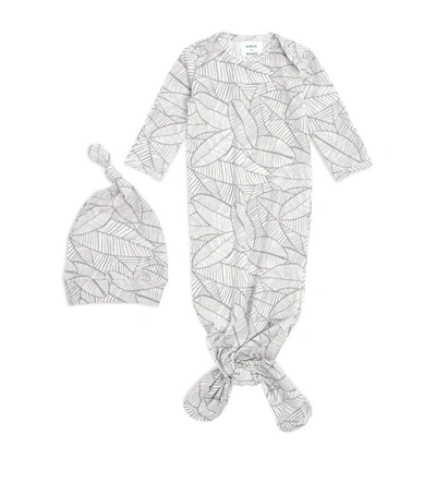 Aden + Anais Babies'  Swaddle Suit And Hat Set