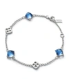 BACCARAT STERLING SILVER AND CRYSTAL MÉDICIS RIVIERA BRACELET,15239454
