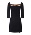 DOLCE & GABBANA SQUARE-NECK MINI DRESS,15964905