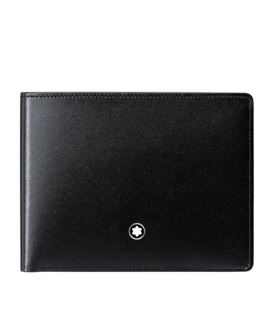 Montblanc Leather Bifold Wallet In Black