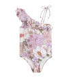ZIMMERMANN BELLS FLORAL FRILL SWIMSUIT (2-10 YEARS),16071460