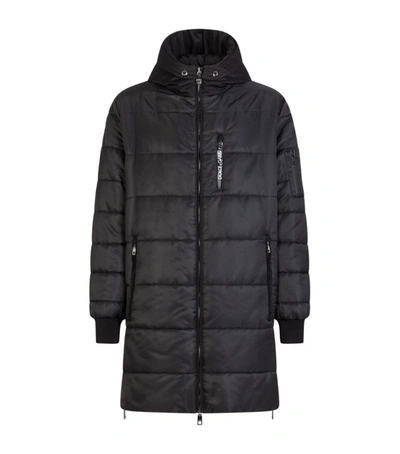 Dolce & Gabbana Quilted Coat In Black