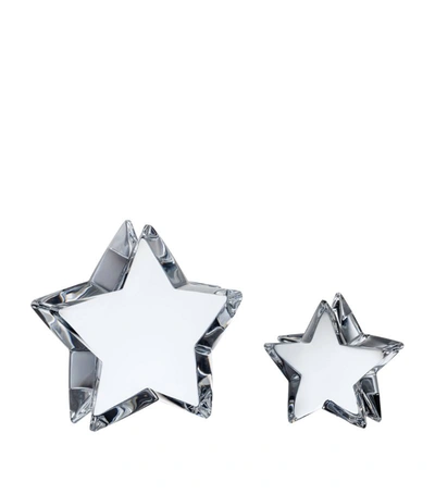 Baccarat Babies' Crystal Zinzin Star Ornament In White