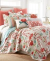 Levtex Home Simone Floral Twin Quilt Set In Coral
