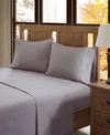 Sleep Philosophy True North Cotton Flannel 4-piece Queen Sheet Set In Grey Solid