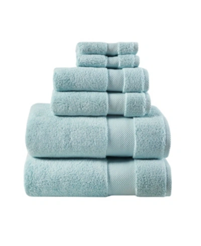 Madison Park Splendor Cotton 6-pc. Bath Towel Set In Blue