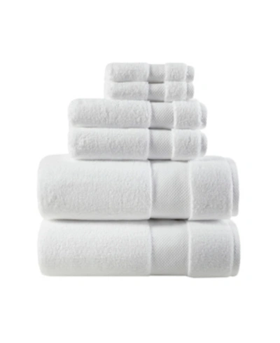 Madison Park Splendor Cotton 6-pc. Bath Towel Set In White