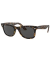 Ray Ban Ray-ban Womens Brown Rb2140 Wayfarer Square-frame Acetate Sunglasses In Havana On Trasparent Light Brown/dark Grey