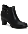 Giani Bernini Womens Faux Suede Block Heel Booties In Black