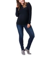 Nom Maternity Nina Long Sleeve Maternity Sweater In Black
