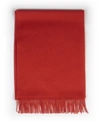 Simply Natural Alpaca Solid Scarfs In Orange