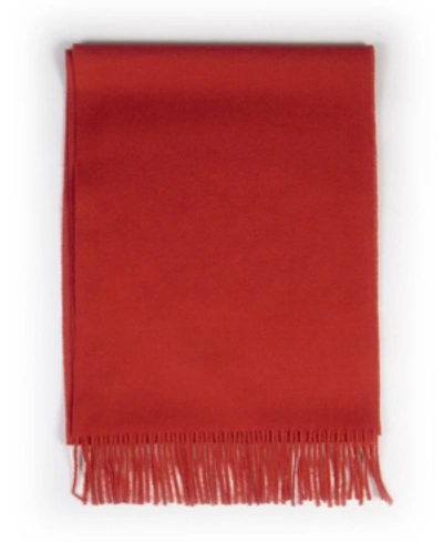 Simply Natural Alpaca Solid Scarfs In Orange