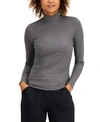 32 DEGREES BASE LAYER RIBBED MOCK-NECK TOP