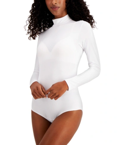 32 Degrees Scoop-neck Bodysuit In White