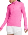 Nike Women's Element Dri-fit Half-zip Running Top In Hyper Pink/ Reflective Silv
