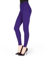 Memoi Women's Pants-style Ponte Basic Pocket Leggings In Purple Grape