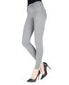 Memoi Women's Ponte Cotton-blend Leggings In Medium Gray