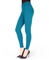 Memoi Women's Pants-style Ponte Basic Pocket Leggings In Ocean Dept