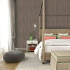 Tempaper Textured Grasscloth Peel And Stick Wallpaper In Bronze