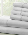 IENJOY HOME SOLIDS IN STYLE BY THE HOME COLLECTION 6 PIECE BED SHEET SET, FULL