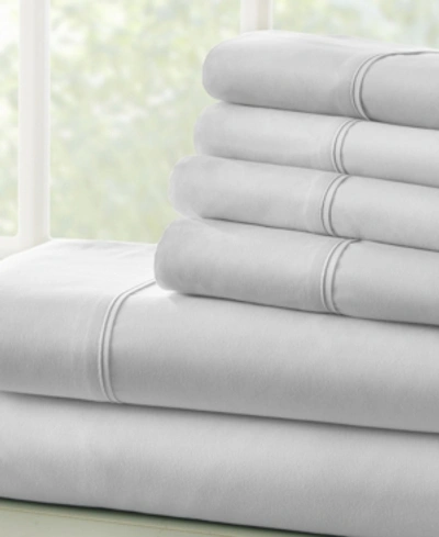 Ienjoy Home Solids In Style 6-pc. Sheet Set, California King In Light Gray