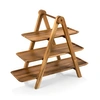 Picnic Time Toscana By  Serving Ladder 3 Tiered Serving Station In Brown