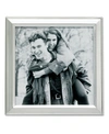 Lawrence Frames Brushed Silver Plated Metal Picture Frame In Silver
