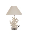 GLITZHOME POLYRESIN CORAL TABLE LAMP