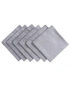 DESIGN IMPORTS SOLID CHAMBRAY NAPKIN, SET OF 6