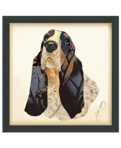 Empire Art Direct 'basset Hound' Dimensional Collage Wall Art In Multi