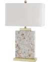 Safavieh Set Of 2 Troy Shell Table Lamps In Shell