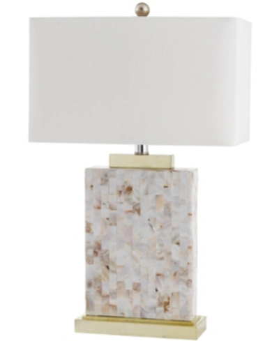 SAFAVIEH TORY 24.5"H SHELL TABLE LAMP