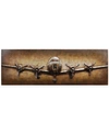 EMPIRE ART DIRECT AIRPLANE MIXED MEDIA IRON HAND PAINTED DIMENSIONAL WALL ART, 24" X 72" X 2.2"