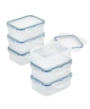 LOCK N LOCK EASY ESSENTIALS 12-PC. ON THE GO 12-OZ. MEALS DIVIDED RECTANGULAR FOOD STORAGE CONTAINERS