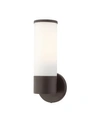 Livex Lindale 1 Light Single Sconce In Dark Brown
