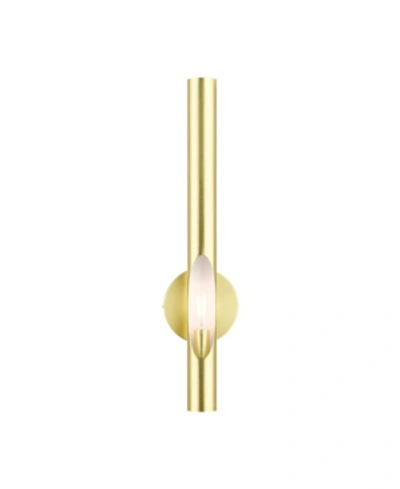 Livex Acra 1 Light Single Sconce In Gold-tone