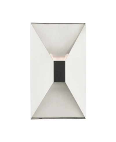 Livex Lexford 2 Lights Sconce In Silver-tone