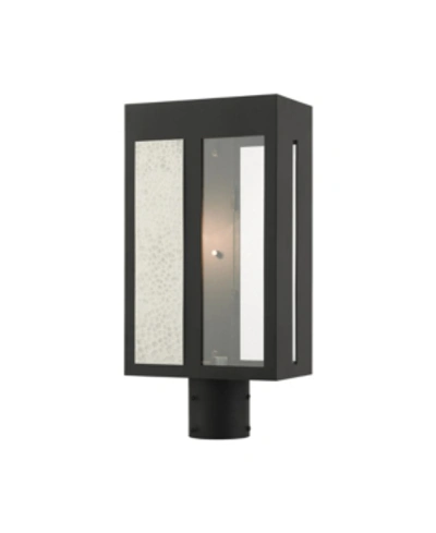 Livex Lafayette 1 Light Outdoor Post Top Lantern In Black