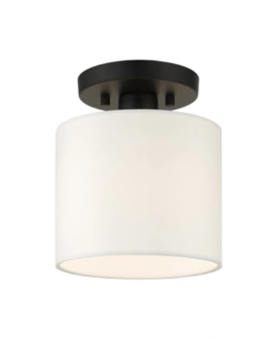 LIVEX MERIDIAN 1 LIGHT SEMI FLUSH