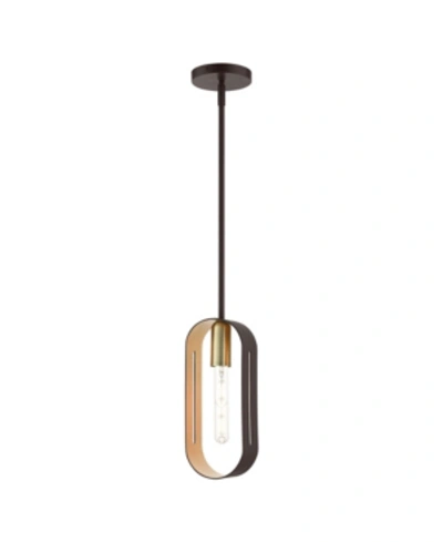 Livex Ravena 1 Light Pendant In Dark Brown