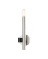 Livex Helsinki 1 Light Single Sconce In Silver-tone