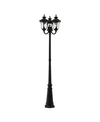 Livex Oxford 3 Lights Outdoor Post Light In Black