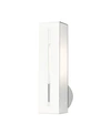 Livex Soma 1 Light Single Sconce In Silver-tone
